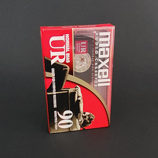 Maxell - UR 90 - RED - Blank Cassette