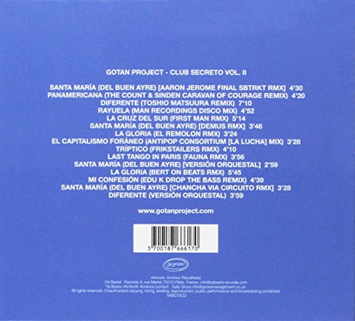 Gotan Project / Club Secreto Vol. II - CD