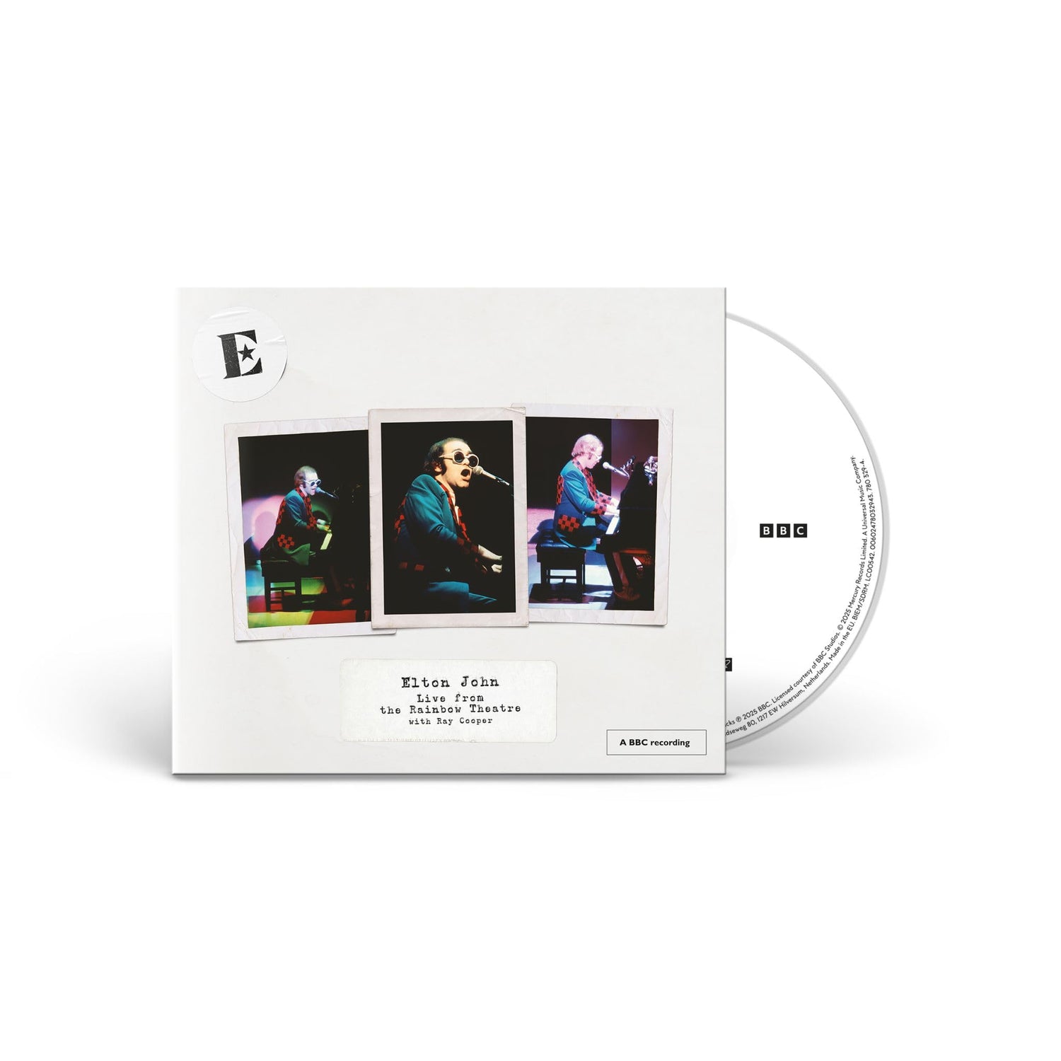 Elton John / Live From The Rainbow Theatre With Ray Cooper - CD