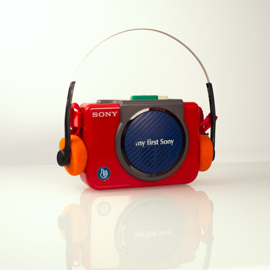 SONY WALKMAN WM-3000 "MY FIRST SONY" RED PORTABLE CASSETTE PLAYER