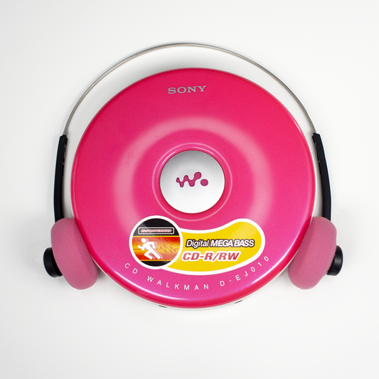 SONY D-EJ010 PINK PORTABLE CD PLAYER