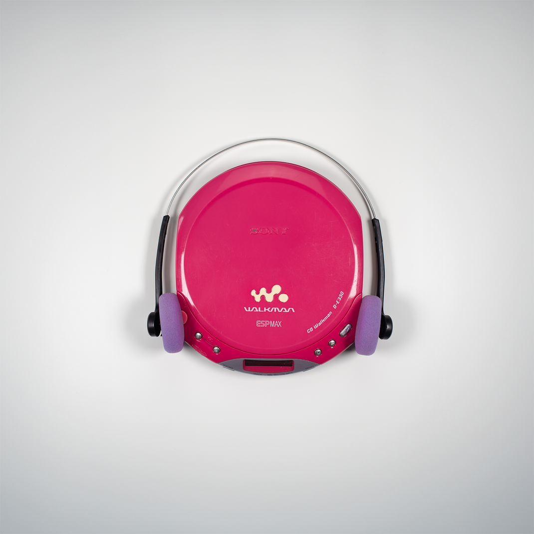 SONY D-E330 PINK PORTABLE CD PLAYER -A Grade – High Fidelity Vinyl