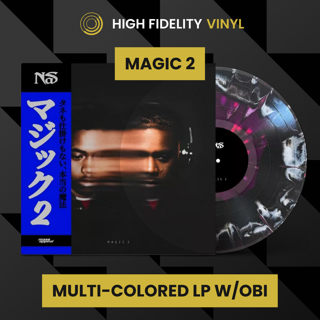 NAS Magic 2 Multi coloured Vinyl With OBI High Fidelity Vinyl nas-magic-2-multi-coloured-vinyl-with-obi-high-fidelity-vinyl