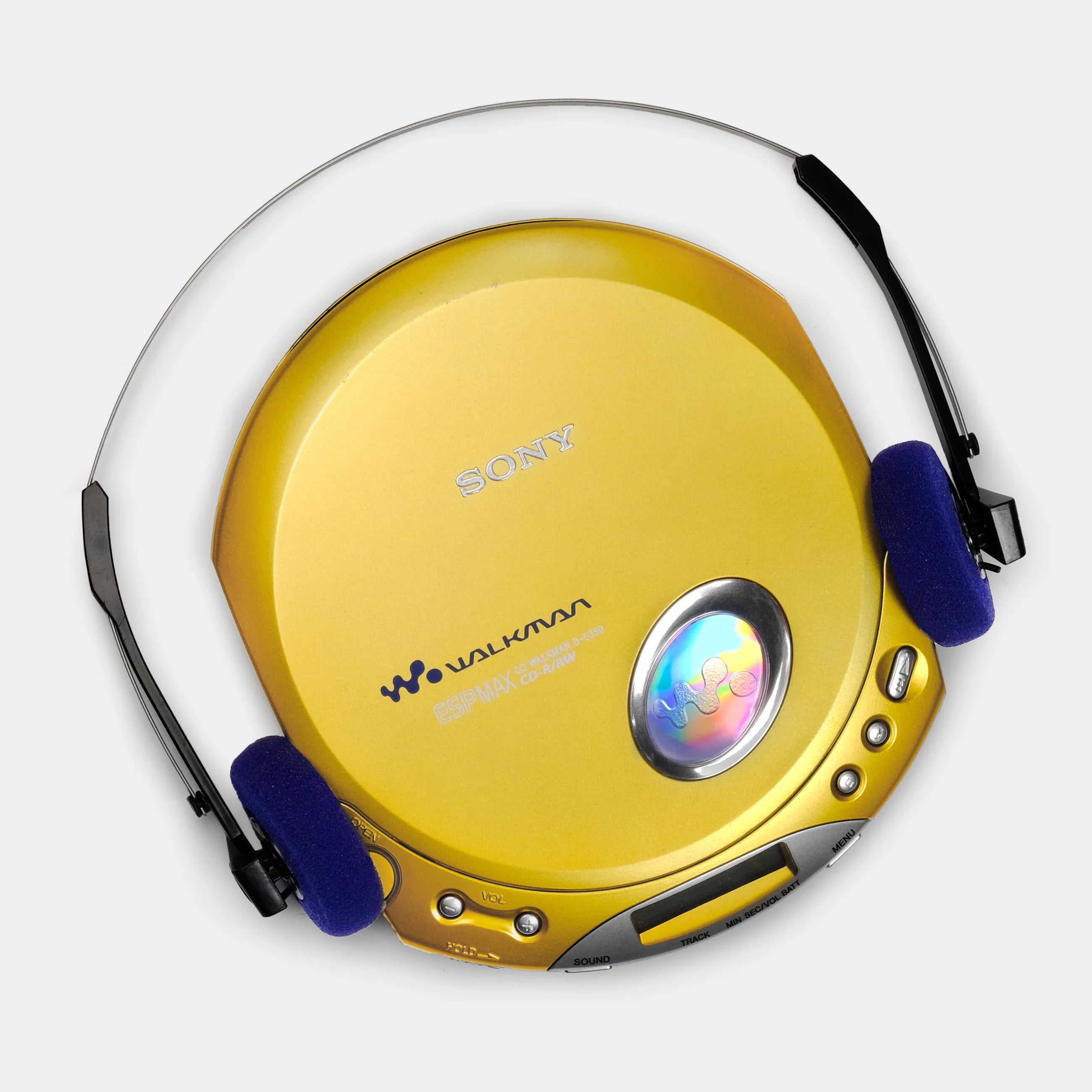 SONY WALKMAN D E350 GOLD PORTABLE CD PLAYER B GRADE High Fidelity Vinyl SONY WALKMAN D E350 GOLD PORTABLE CD PLAYER B GRADE High Fidelity Vinyl