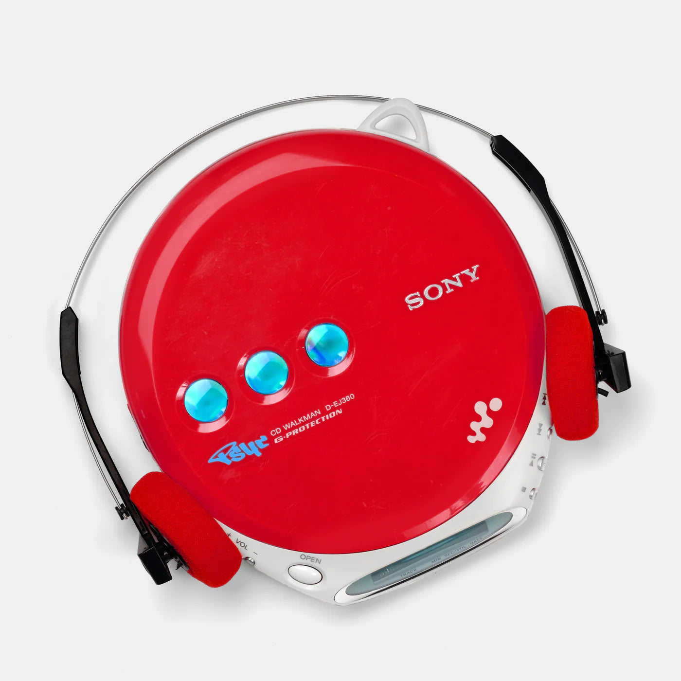 SONY PSYC D-EJ360 RED PORTABLE CD PLAYER – High Fidelity Vinyl