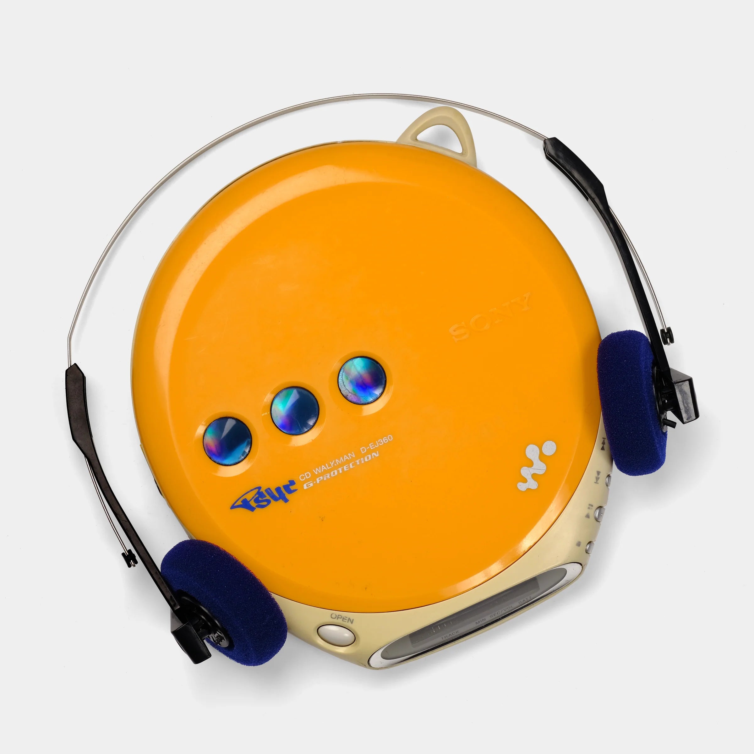 SONY PSYC D-EJ360 YELLOW PORTABLE CD PLAYER – High Fidelity Vinyl