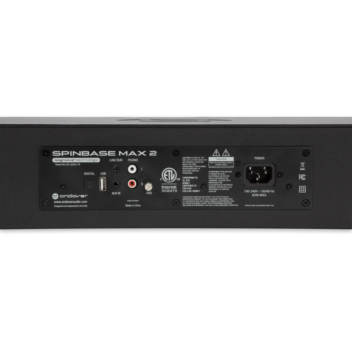 SpinBase MAX v.2 - Black