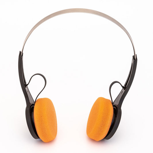 Auriculares Bluetooth de espuma naranja GPO