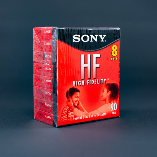 SONY - HF 90 - Pack of 8  - Blank Cassettes